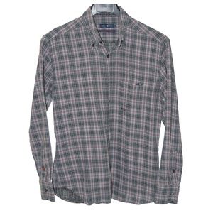 Stone Rose (4/ Medium) Red Gray Checks Shirt